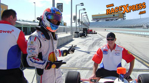 FOTO's; Eerste Indy test op ovalcircuit van Homestead